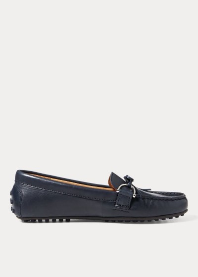 Women's Ralph Lauren Briley Leather Loafers | 915487DBL